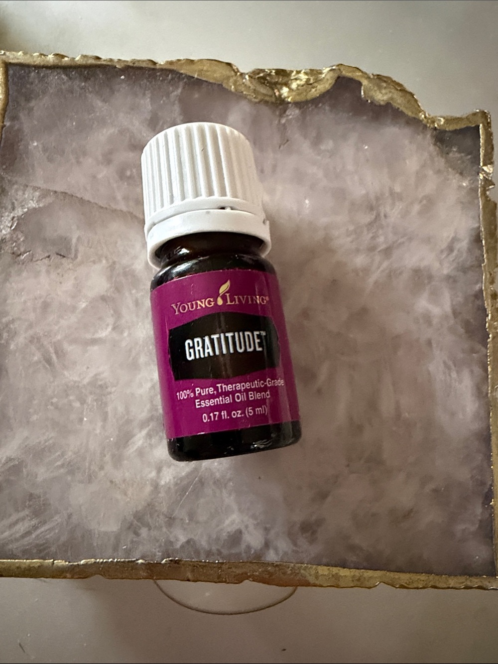Young Living Gratitude Blend - Purple and White